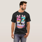 Funny Easter Eggs Six Seven 67 Bunny 67 Meme Boys Tシャツ (正面フル)
