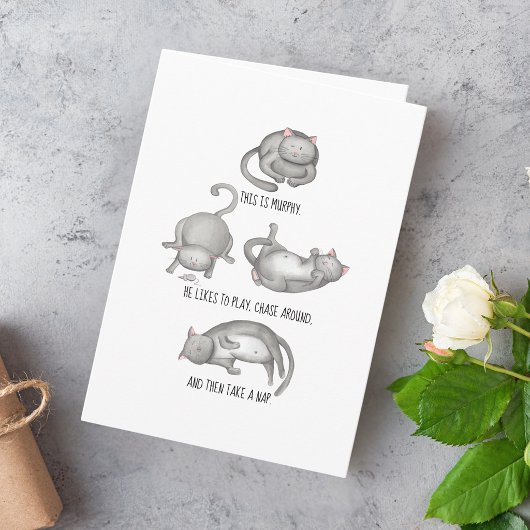 Funny Eat Drink Be Like Murphy Birthday カード