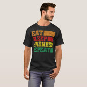 Funny Eat Sleep Madness Repeat マーチ・マッドネス 2023 Tシャツ (正面フル)