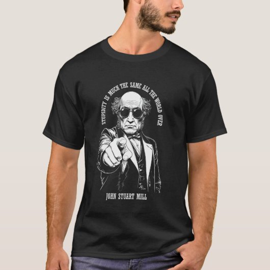 Funny Economics John Stuart Mill Economist Stupidi Tシャツ (正面)