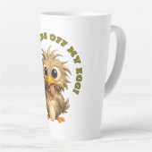 Funny Egg Guard カフェラテマグ (右アングル)