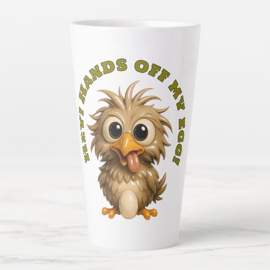 Funny Egg Guard カフェラテマグ (正面)