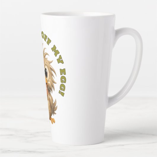 Funny Egg Guard カフェラテマグ (右)