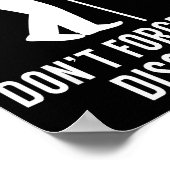 Funny Elderly Gag Gift Senior Citizen Gag - Don't  ポスター (角)