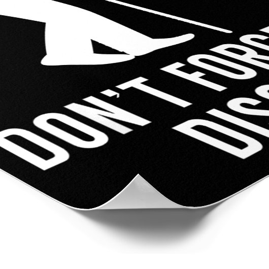 Funny Elderly Gag Gift Senior Citizen Gag - Don't ポスター (角)