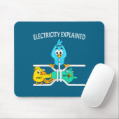 Funny Electrician For Men Women Electricity Engine マウスパッド (マウス)