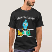 Funny Electrician For Men Women Electricity Engine Tシャツ (正面)