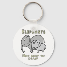 Funny Elephants キーホルダー