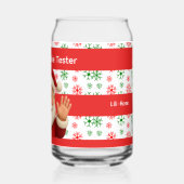 Funny Elf Faces & Legs | North Pole Fun Christmas  ガラス缶 (左)