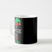 Funny Elf Family Christmas The Coffee Elf Sweater コーヒーマグカップ (正面左)