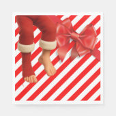 Funny Elf Legs Christmas | North Pole Mischief スタンダードランチョンナプキン (正面)