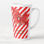 Funny Elf Legs Holiday Card | North Pole Mischief  カフェラテマグ (右)