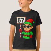 Funny Elf Six Seven 6 7 Meme Christmas Costume 67 Tシャツ (正面)