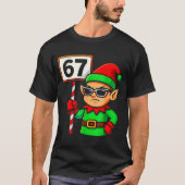 Funny Elf Six Seven 6 7 Meme Christmas Costume 67  Tシャツ (正面)