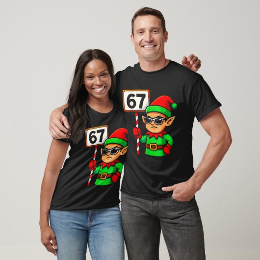 Funny Elf Six Seven 6 7 Meme Christmas Costume 67  Tシャツ (ユニセックス)