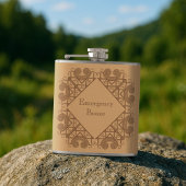 Funny Emergency Booze Add Your Text Celtic Style フラスク