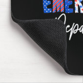 Funny Emergency Department Er Nurse Usa Flag 4th O マウスパッド (コーナー)