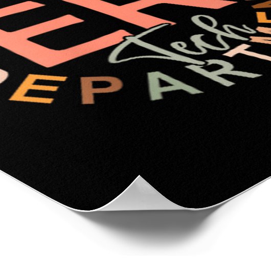 Funny Emergency Department Tech Emergency Room Tec ポスター (角)