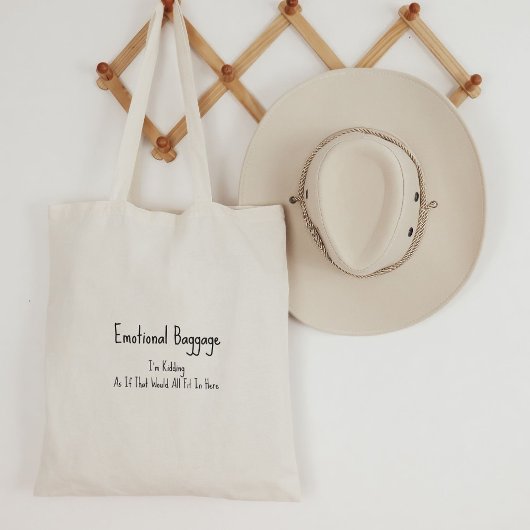 Funny Emotional Baggage Quote Bag. トートバッグ