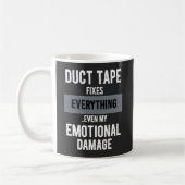 Funny Emotional Damage - Dark Dry Humor Graphic コーヒーマグカップ (左)