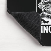 Funny Emotional Suprt Dinosaur  マウスパッド (コーナー)