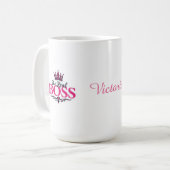 Funny & Empowering Coffee Mug for Women コーヒーマグカップ (正面左)
