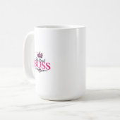 Funny & Empowering Coffee Mug for Women コーヒーマグカップ (正面左)