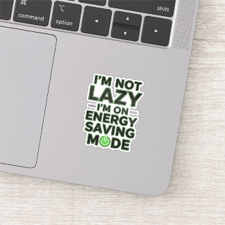 Funny Energy Saving Mode Decal シール