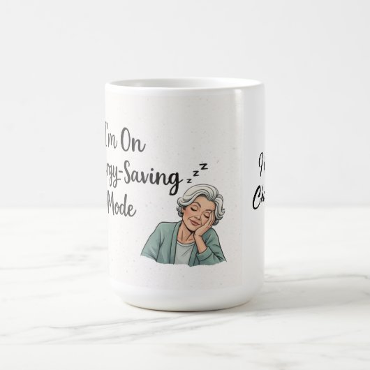 Funny Energy Saving Mug コーヒーマグカップ (中央)