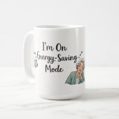 Funny Energy Saving Mug コーヒーマグカップ (正面左)
