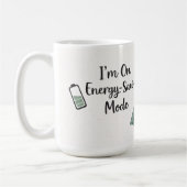 Funny Energy Saving Mug コーヒーマグカップ (左)
