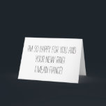 Funny Engagement Card カード<br><div class="desc">Funny Engagement Card</div>