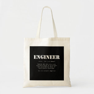 Funny Engineer Dictionary Definition トートバッグ