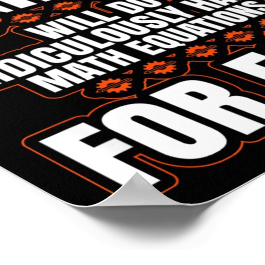 Funny Engineer Engineering College Student S  ポスター (角)