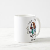 Funny English Cocker Spaniel Business Suit Coffee  コーヒーマグカップ (正面右)