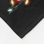 Funny English Setter Christmas Graphics Dog Lights フリースブランケット (角)