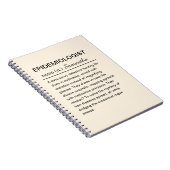 Funny Epidemiologist Definition Personalized ノートブック (右側)