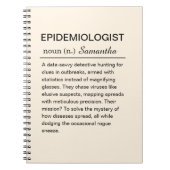 Funny Epidemiologist Definition Personalized ノートブック (正面)
