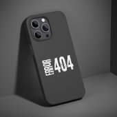Funny Error 404 Page Not Found Geek Humor Design iPhoneケース