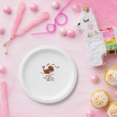 Funny Escaping Turkey Thanksgiving Classic T-Shirt ペーパープレート (パーティー)