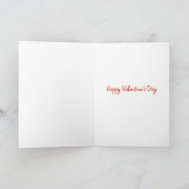 Funny Espresso Pun Valentine シーズンカード (内部)