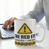 Funny Espresso Red Eye  Emergency Alert  コーヒーマグカップ