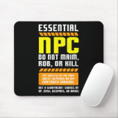 Funny Essential Npc Gamer And Gaming Non Player Ch マウスパッド (マウス)