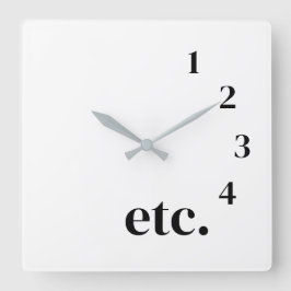 Funny etc. スクエア壁時計