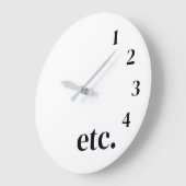 Funny etc. ラージ壁時計 (傾斜)