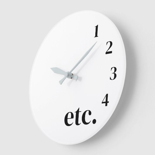 Funny etc. ラージ壁時計 (傾斜)