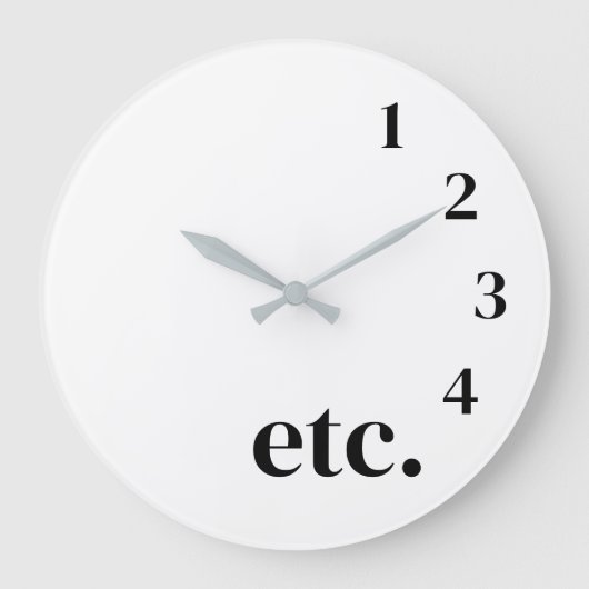 Funny etc. ラージ壁時計 (正面)