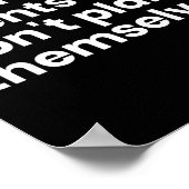 Funny Event Planner Gift Because Events Dont Plan ポスター (角)