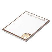 Funny "Everything I touch turns to sold" Realtor ノートパッド (回転)