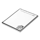 Funny "Everything I touch turns to sold" Realtor ノートパッド (回転)